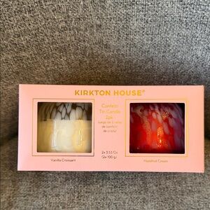 Kirkton House Confetti Tin Candle 2pk - Vanilla Croissant & Hazelnut Cream